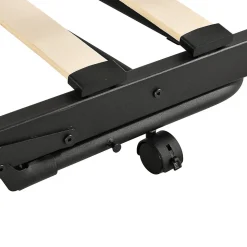 Cadre de Lit Gigogne en Métal Skutskär Noir 90x200cm en.casa