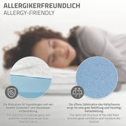 Cadre de lit métal anthracite matelas H:16 cm sommier à lattes intégré 120x200cm