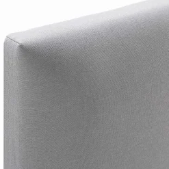 Cadre de lit rembourré Lauren 30 cm, 150 x 190 cm, Gris clair