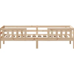 Cadre de lit sans matelas 90x190 cm bois de pin massif