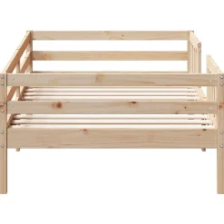 Cadre de lit sans matelas 90x190 cm bois de pin massif