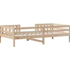 Cadre de lit sans matelas 90x190 cm bois de pin massif