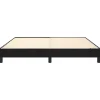 Cadre de lit sans matelas noir 180x200 cm velours