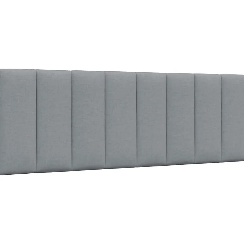 Cadre de lit sans matelas Hanko gris clair 120x200 cm tissu vidaXL