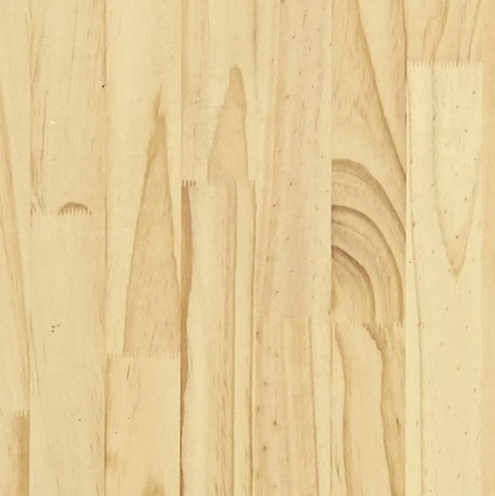 Cadre de lit sans matelas bois massif 140x190 cm