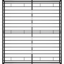 Cadre de lit sans matelas noir métal 160x200 cm