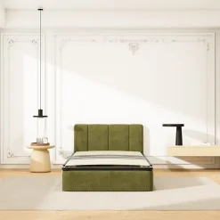 Cadre lattes 90x190 cm, 1x15 Lattes Peuplier Naturel