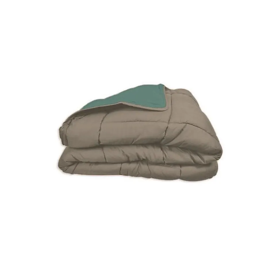CALGARY Couette chaude Microfibre 400g/m² Galet & Lac 240x260cm