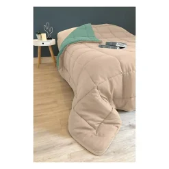 CALGARY Couette chaude Microfibre 400g/m² Galet & Lac 240x260cm