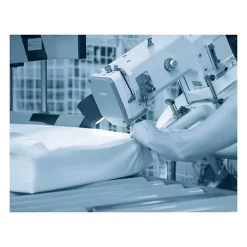 CANDIDE Matelas Pliant 2 Parties Ecru - 60x120 cm