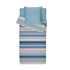 Caradou Parure de lit Enfant 90x190cm Avec Couette Imprimé Ritmo