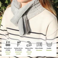 Écharpe Chauffante FISHTEC - Graines de Lain et de Lavande