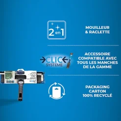Combiné lave-vitres, housse en microfibre, Starwax