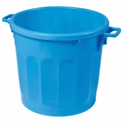 Conteneur alimentaire rond HACCP 75 L - bleu