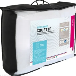 Couette 4 saisons 200x200 cm HARMONIE garnissage fibre polyester 450g/m2
