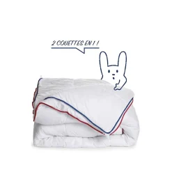 Couette 4 saisons 200x200cm 3 couettes en 1