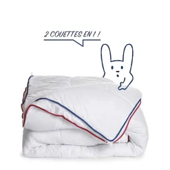 Couette 4 saisons 220x240cm 3 couettes en 1