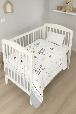 Couette Bébé Imprimée Sapin futé - 80x120 - 16084-3