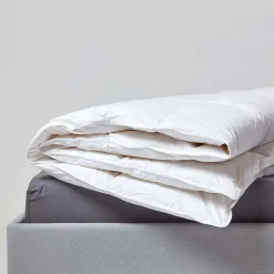Couette chaude 200 x 200 cm en duvet et plumes d'oie 13.5 Tog - HOMESCAPES