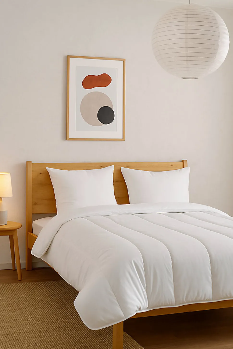 Couette chaude Coton percale - 1 ou 2 personnes 200 x 200 - 13059