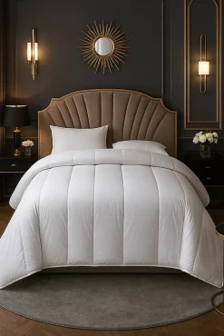 Couette chaude Microfibre Blanche - 1 ou 2 personnes 200 x 200 - 17131