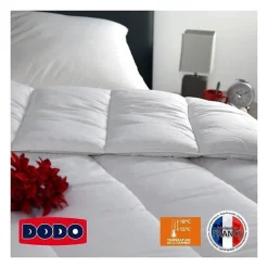 Couette chaude Vancouver - 220 x 240 cm - 400gr/m² - Blanc - DODO