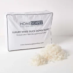 Couette de Luxe tempérée printemps/été en duvet de canard 9 Tog - 230 x 220 cm - HOMESCAPES