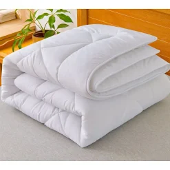 Couette en microfibre 200X200cm Blanche Herzberg HG22067WD