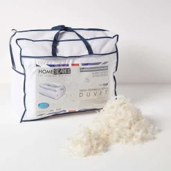 Couette hiver très chaude 135 x 200 cm en duvet et plumes de canard 15 Tog - HOMESCAPES