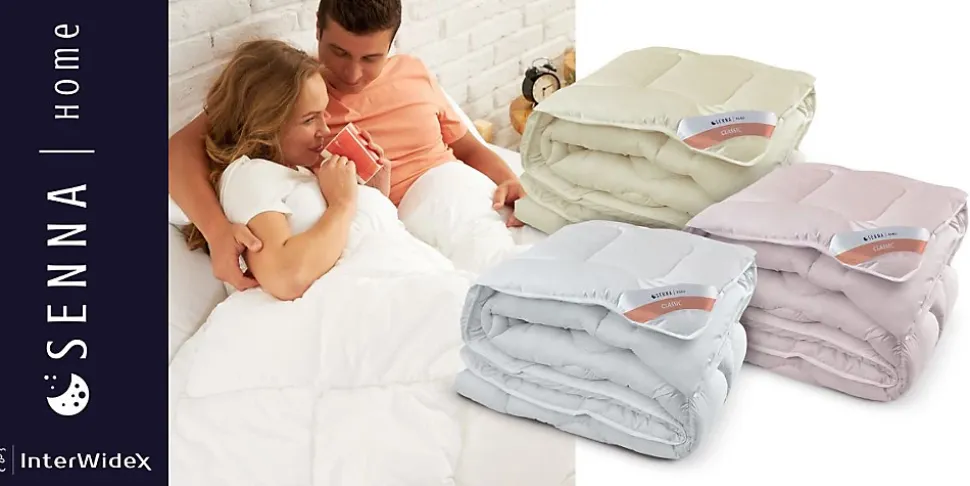 Couette hiver 135x200 CLASSIC TERMO Blanc Senna Home