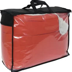 Couette hiver 200x200 cm COCOON BICOLORE Gingembre/Galet garnissage fibre polyester 400g/m2