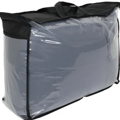 Couette hiver 260x240 cm COCOON BICOLORE Acier/Argent garnissage fibre polyester 400g/m2