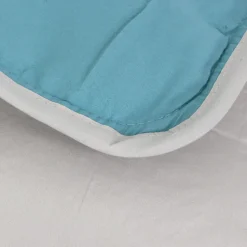 Couette hiver 200x200 cm COCOON BICOLORE Lac/Galet garnissage fibre polyester 400g/m2