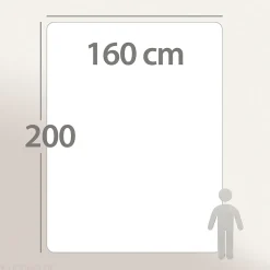 Couette hiver 160x200 cm HARMONIE garnissage fibre polyester 450g/m2