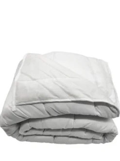 Couette légère blanche / non tissé - 2 personnes 220 x 240 - 15084