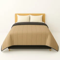 Couette légère Gris foncé / Taupe - 2 personnes 220 x 240 - 13242-3