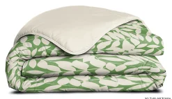 Couette légère imprimée / Uni beige - 1 personne 140 x200 - 29188