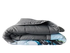 Couette légère imprimée Dauphins - 1 personne 140 x 200 - spécial été - 20389