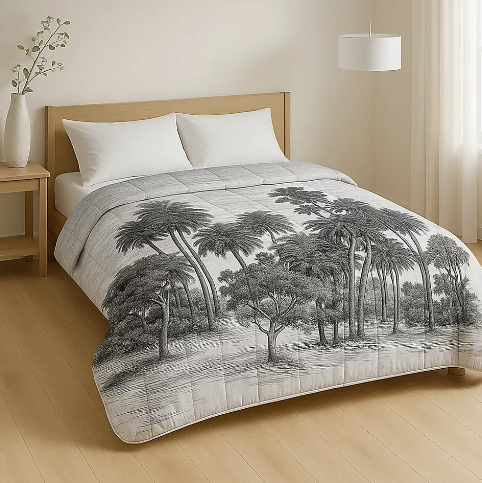 Couette Légère Imprimée Oasis - 1 ou 2 Personnes 200x200 - 20887