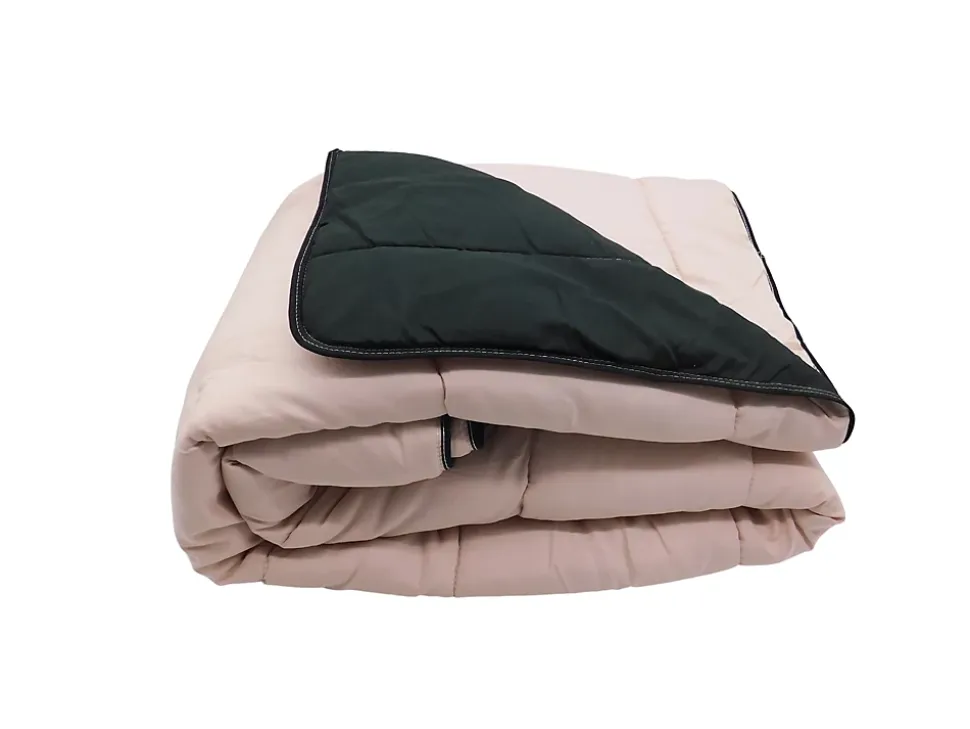 Couette légère Noir / Rose pale - 2 personnes 220 x 240 - 13242-2