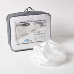 Couette légère été 230x220 cm - Couette 2 personnes - Soie de Mûriers - HOMESCAPES