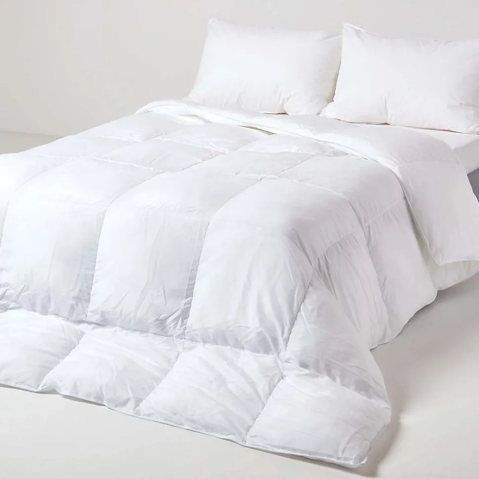 Couette légère été 200x200 cm - Couette 1 à 2 personnes - Microfibre - HOMESCAPES