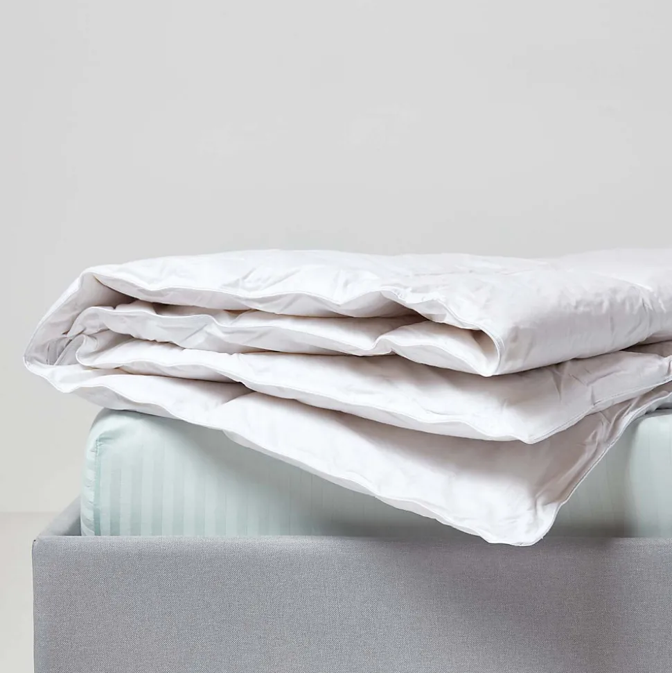 Couette légère été 240x220 cm - Couette 2 personnes - Soie de Mûriers - HOMESCAPES