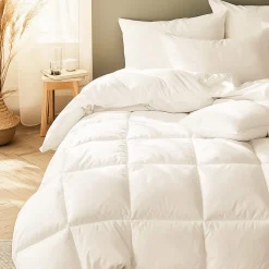 Couette naturelle - Tempérée - 30% duvet 300 g/m² 240x220 cm NEVADA