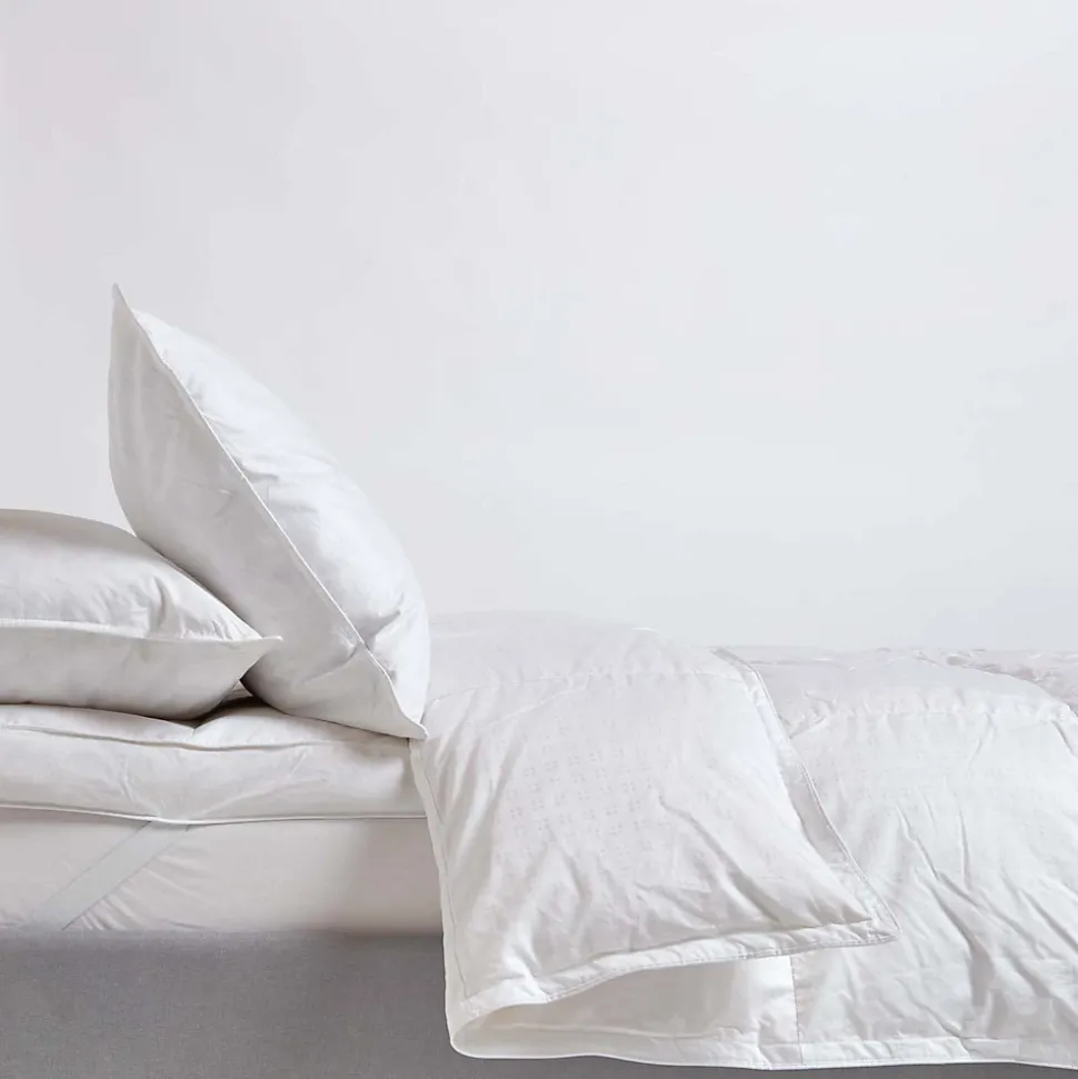 Couette Premium tempérée printemps/été en duvet d'oie 9 Tog - 200 x 200 cm - HOMESCAPES