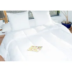 Couette protection totale anti acariens 400 gr/m² 140 x 200 cm pour lit 1 place 90 x 190 cm