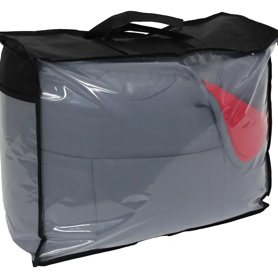 Couette été 140x200 cm COCOON BICOLORE Gris/Rouge garnissage fibre polyester 200g/m2