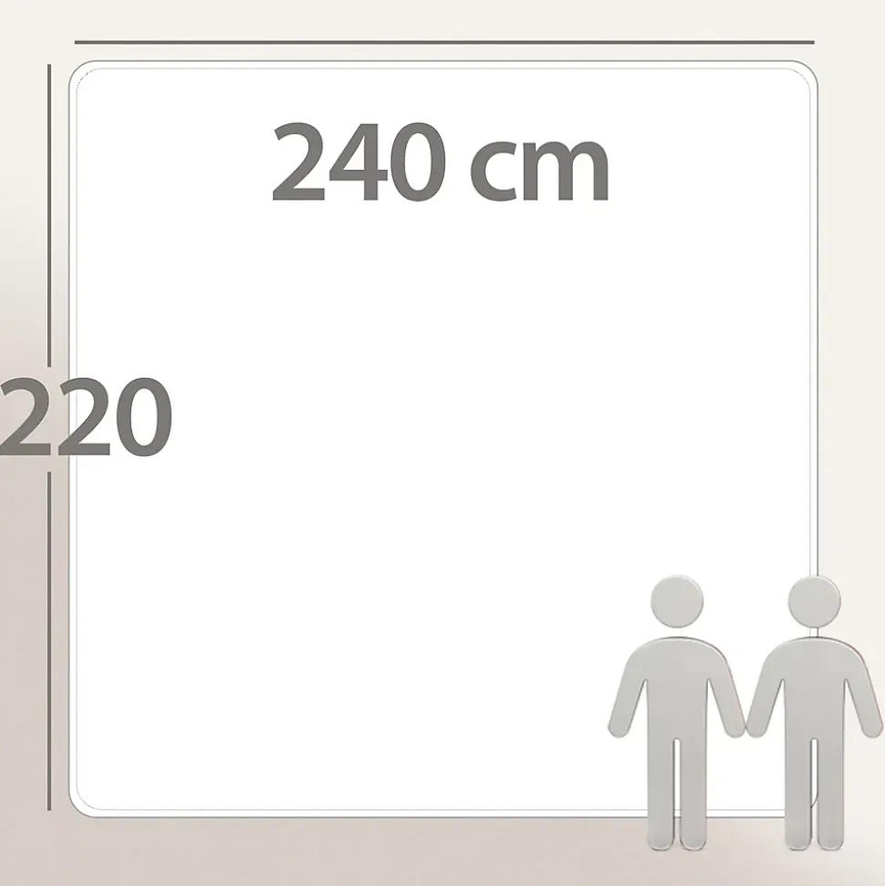 Couette été 240x220 cm COCOON garnissage fibre polyester 200g/m2