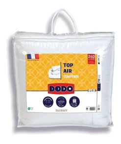 Couette tempérée - DODO - TOP AIR - 220 x 240 cm - 300G/M² - Blanc