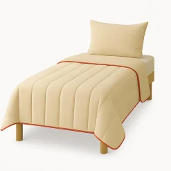 Couette Tempérée Beige - 1 Personne 140x200 - 22591